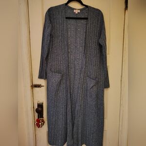 LulaRoe Long Cardigan Size L